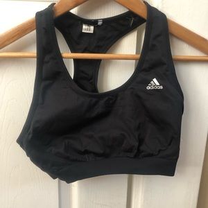 Black Adidas sports bra